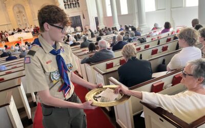 Scout Sunday at Glenn Memorial Church
